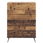 vidaXL Armoire à tiroirs 66 x 34 5 x 90 cm Bois d'ingénierie