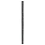 vidaXL Membrane anti-mauvaises herbes noir 2x25 m PP