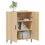 vidaXL Buffet chêne sonoma 69 5x34x90 cm bois d'ingénierie