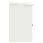 vidaXL Boîte de dépôt de colis Blanc 44 x 35 x 59 cm Acier