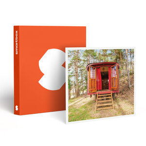 SMARTBOX - Coffret Cadeau Escapade insolite en famille : 2 jours en roulotte avec accès au parc animalier près de Lyon -  Séjour