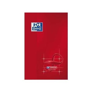 Carnet piqûre 9x14cm 48 pages 5x5 couverture indéchirable couleur aléatoire OXFORD