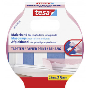 Ruban de masquage pour surfaces sensibles tesa 25m x 25mm