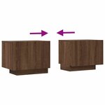 vidaXL Meuble TV Chêne marron 100x35x40 cm Bois d'ingénierie