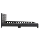 vidaXL Cadre de lit sans matelas en similicuir noir 200 x 160 cm