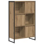 vidaXL Bibliothèque Chêne artisan 68 x 30 x 108.5 cm Bois d'ingénierie