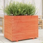 vidaXL Jardinière cire marron 90x60x72 5 cm bois de pin massif