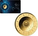 Pièce de monnaie en Or 3000 Francs g 0.031 (1/1000 oz) Millésime Zodiac Signs SAGITTARIUS 1/1000