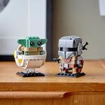 Lego brickheadz star wars 75317 - le mandalorien et l'enfant - mandalorian & the child