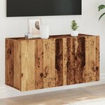 vidaXL Meuble TV mural vieux bois 80x30x41 cm