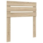 vidaXL Lit de Rangement Chêne Sonoma 100 x 200 cm Bois d'ingénierie
