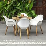 BEAU RIVAGE Table de jardin en bois d'acacia 100%FSC