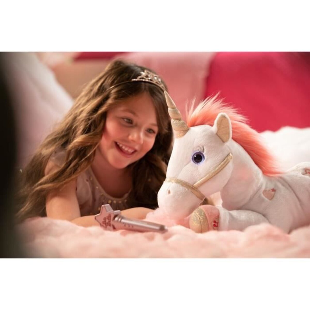 Peluche licorne top enchantée lica bella