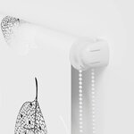 vidaXL Store enrouleur de douche 120x240 cm largeur du tissu 116 cm