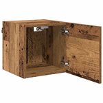 vidaXL Meuble TV Bois ancien 30 5 x 30 x 30 cm Bois d'ingénierie