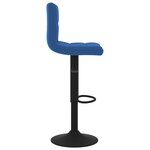 vidaXL Tabouret de bar Bleu Velours