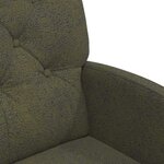 vidaXL Chaises de Salle à Manger avec Roues 2 Pièces Vert armée