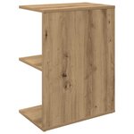 vidaXL Tables de chevet 2 Pièces chêne artisanal bois d'ingénierie