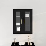 vidaXL Meuble mural Chêne noir 69 5 x 34 x 90 cm Bois d'ingénierie