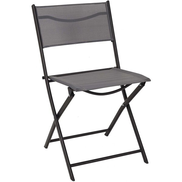 Chaise de jardin pliable en acier elba