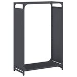vidaXL Portant de bois chauffage anthracite 60x28x90 cm