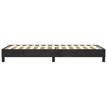 vidaXL Cadre de lit sans matelas noir 90x190 cm velours