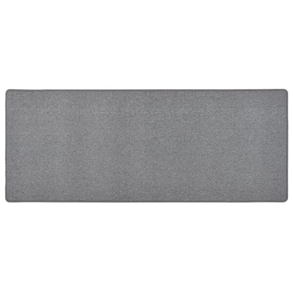 vidaXL Tapis de couloir Gris foncé 80x200 cm