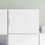 vidaXL Armoire murale blanc 50x42 5x40 cm bois d'ingénierie