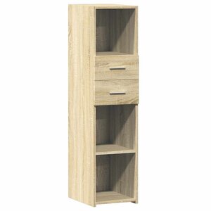 vidaXL Buffet haut chêne sonoma 30x42 5x124 cm bois d'ingénierie