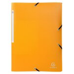 Chemise À Élastiques 3 Rabats Pp Opak - A4 - Jaune - Exacompta