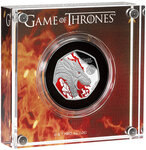 Monnaie FIRE Game of Thrones Argent 50 Pence United Kingdom 2026 (PRÉCOMMANDE)