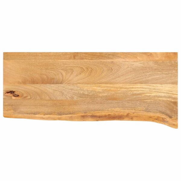 vidaXL Dessus de table à bord vivant 90x20x2 5 cm bois massif manguier