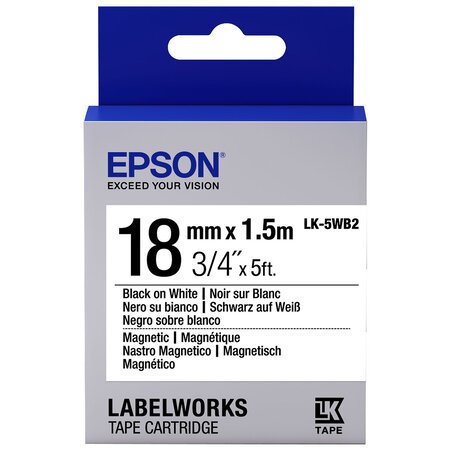 EPSON LK-6WB2 noir/blanc