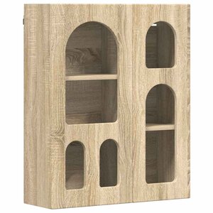 vidaXL Armoire suspendue avec étagère Chêne Sonoma 59 x 20 x 71 5 cm