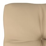 Vidaxl pouf palette de jardin bois de pin imprégné de marron miel