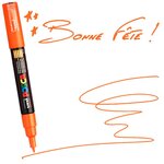 Marqueur Posca Orange Foncé PC1MC Pointe conique extra-fine