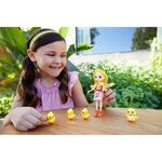 ENCHANTIMALS Collines Fertiles Poupée Dinah 15 cm et la Famille Canard