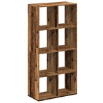 vidaXL Étagère séparatrice de pièce vieux bois 69 5x29x137 5 cm