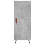 vidaXL Buffet haut Gris béton 34 5x34x180 cm Bois d'ingénierie