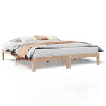 vidaXL Cadre de lit sans matelas 180x200 cm bois massif de pin