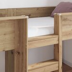 vidaXL Lit Superposé pour Enfants Chêne artisanal 90 x 190 cm