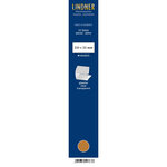 Bandes Klemmfix double soudure 210 x 25 mm pour timbres-poste. Fond - Transparent