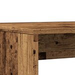 vidaXL Ensemble table à manger et bancs 3 Pièces bois d'ingénierie