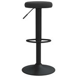 vidaXL Tabourets de bar lot de 2 Noir Velours