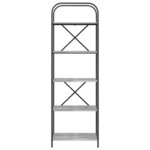 vidaXL Étagère Sonoma gris 60 x 30 x 183 cm Bois d'ingénierie