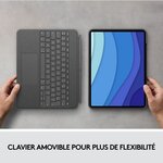 Clavier et étui - tablette - logitech - combo touch ipad air pro 12.9 - apple