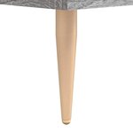 vidaXL Table basse Sonoma gris 50x50x40 cm Bois d'ingénierie