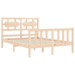 vidaXL Cadre de lit sans matelas 120x200 cm bois de pin massif