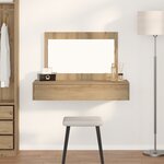 vidaXL Table de Maquillage Murale en Chêne 100x40x70 cm