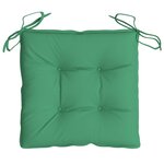 vidaXL Coussins de chaise lot de 6 vert 40x40x7 cm tissu oxford